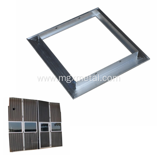 Metal Porthole Storeroom Aluminum Vision Lite Glass Frame Factory